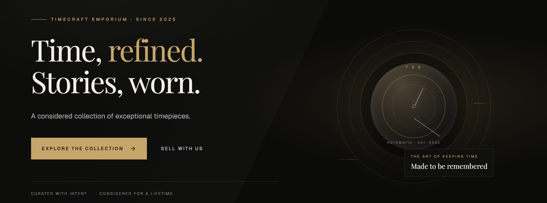 Watchmaking marketplace with verified sellers and worldwide product reach